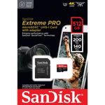 SANDISK-TARJETA-EXTREME-PRO-MICROSD-CON-ADP-512GB-U3-A2-200MB-S--140MB-S-SDSQXCD-512G-GN6MA