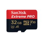 SANDISK-TARJETA-EXTREME-PRO-MICROSD-CON-ADP-32GB-U3-A1-100MB-S--90MB-S-SDSQXCG-032G-GN6MA