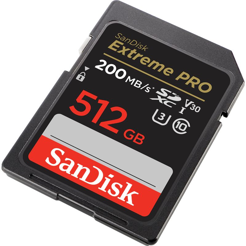 SANDISK-TARJETA-SD-EXTREME-PRO-512GB-UHS-I-200MB-s---140MB-S-SDSDXXD-512G-GN4IN