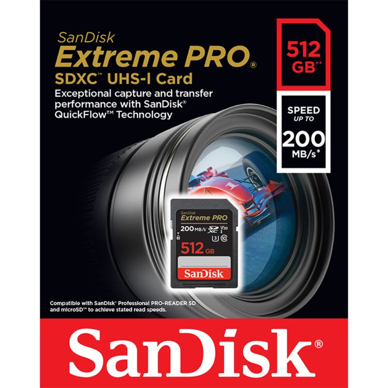 SANDISK-TARJETA-SD-EXTREME-PRO-512GB-UHS-I-200MB-s---140MB-S-SDSDXXD-512G-GN4IN