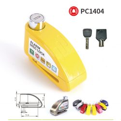 CANDADO PARA VEHICULO CON  DISCO 7MM / ALARMA 110 DBI / WATERPROOF