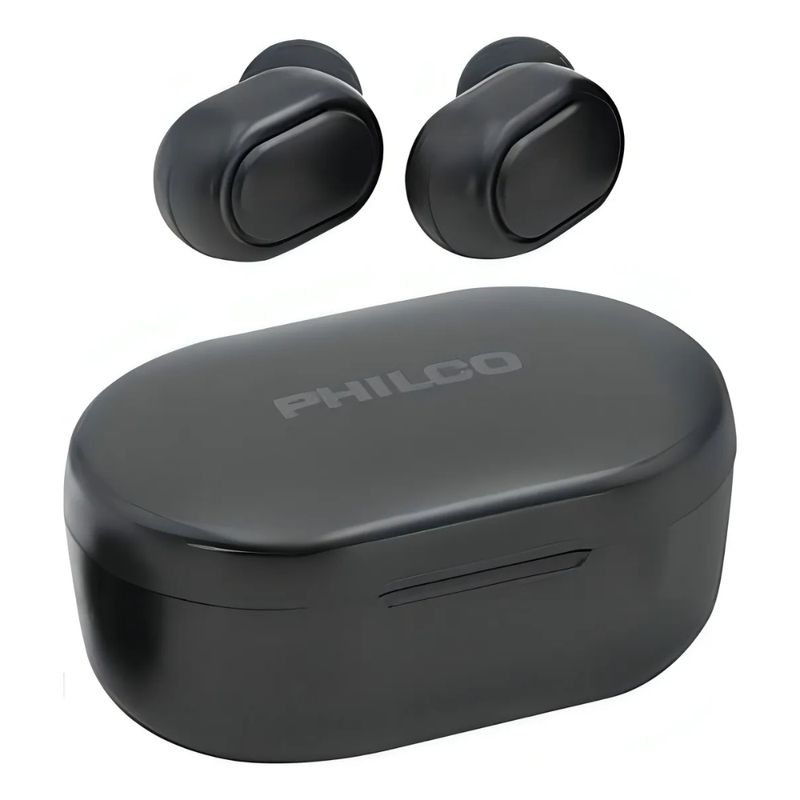 PHILCO AUDIFONOS TRUE WIRELESS BLUETOOTH TWS5BK BLACK