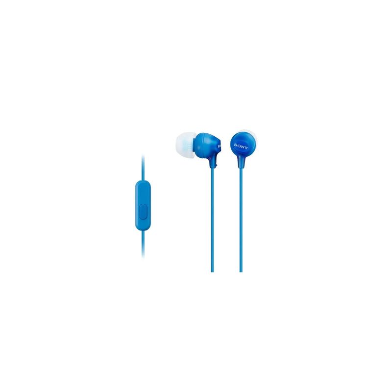 SONY AUDIFONO MDR-EX15APBL AZUL MANOS LIBRES
