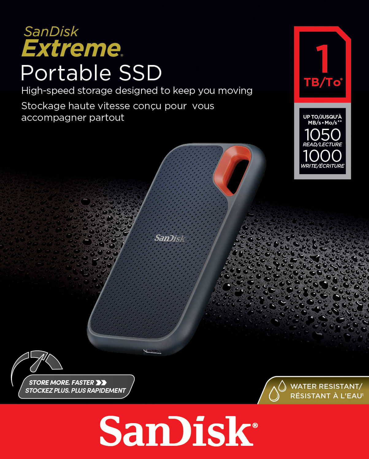 Sandisk Extreme Portable SSD V2 1 TB [SDSSDE61-1T00-G25] | SoloTodo.cl