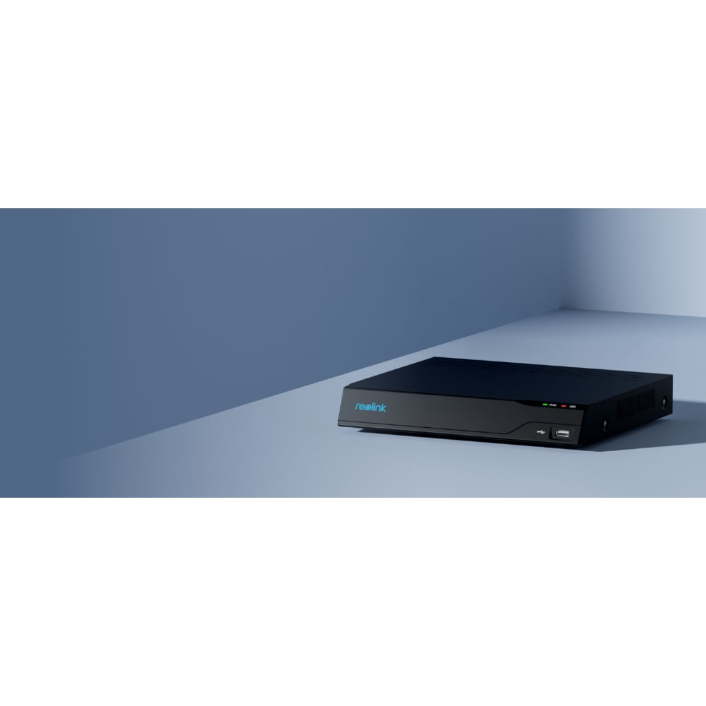 REOLINK NVR 8 CANALES 4K NVS8 / HDD 2 TB INCLUIDO / SOPORTA 6 TB