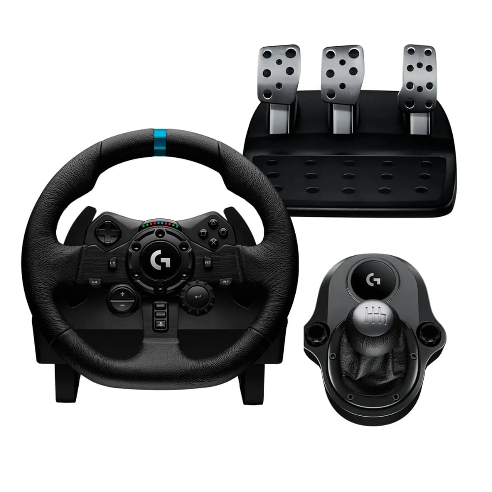 LOGITECH COMBO VOLANTE G923 RACING + PALANCA DE CAMBIO