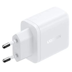 UGREEN  CARGADOR RÁPIDO Y COMPACTO 20W X227 CON 2 PUERTOS USB-C + USB-A, BLANCO X227