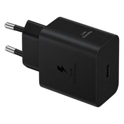 SAMSUNG CARGADOR DE PARED 45W NEGRO CON CABLE