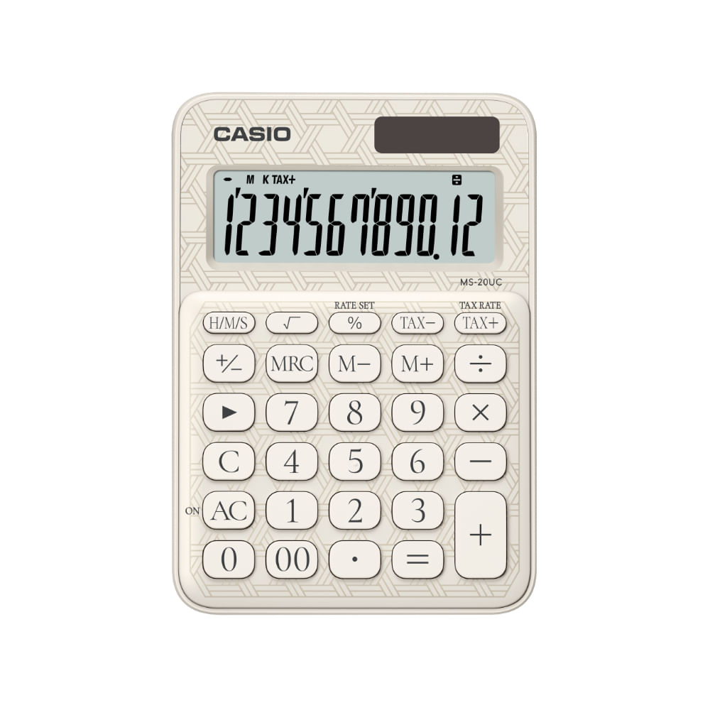 CASIO CALCULADORA  SOBREMESA MS-20UC-JWE