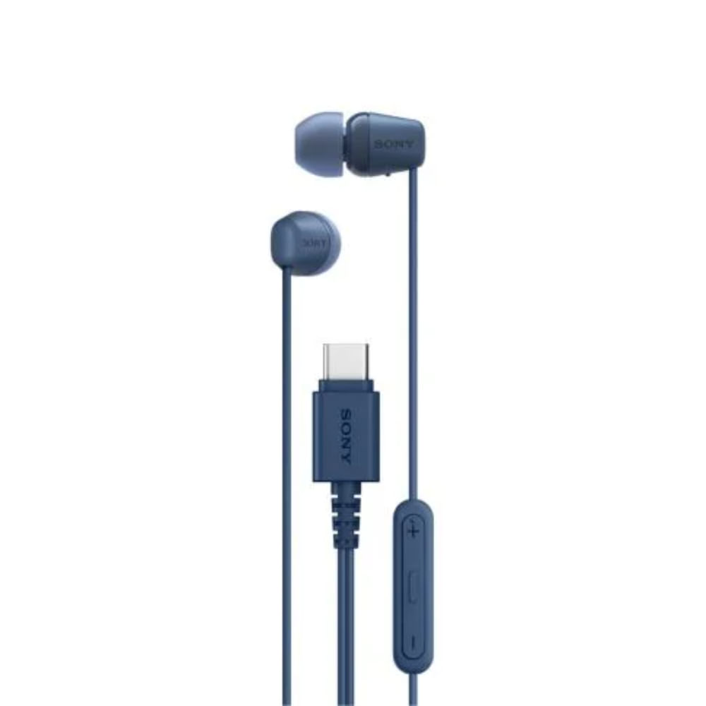 SONY AUDIFONOS INTERNOS USB-C CON CABLE IER-EX15C AZUL