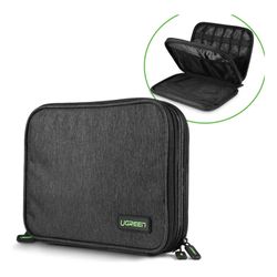 UGREEN ORGANIZADOR/ESTUCHE MULTIUSO DOBLE COMPARTIMENTO CON BOLSILLO MALLA Y ELÁSTICOS ANTIDESLIZANTES  LP139