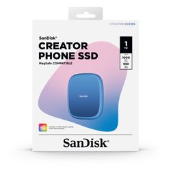 SANDISK SSD EXTERNO 1TB CREATOR 1000MB/S USB 3.2 GEN2  SDSSDE62C-1T00-G25