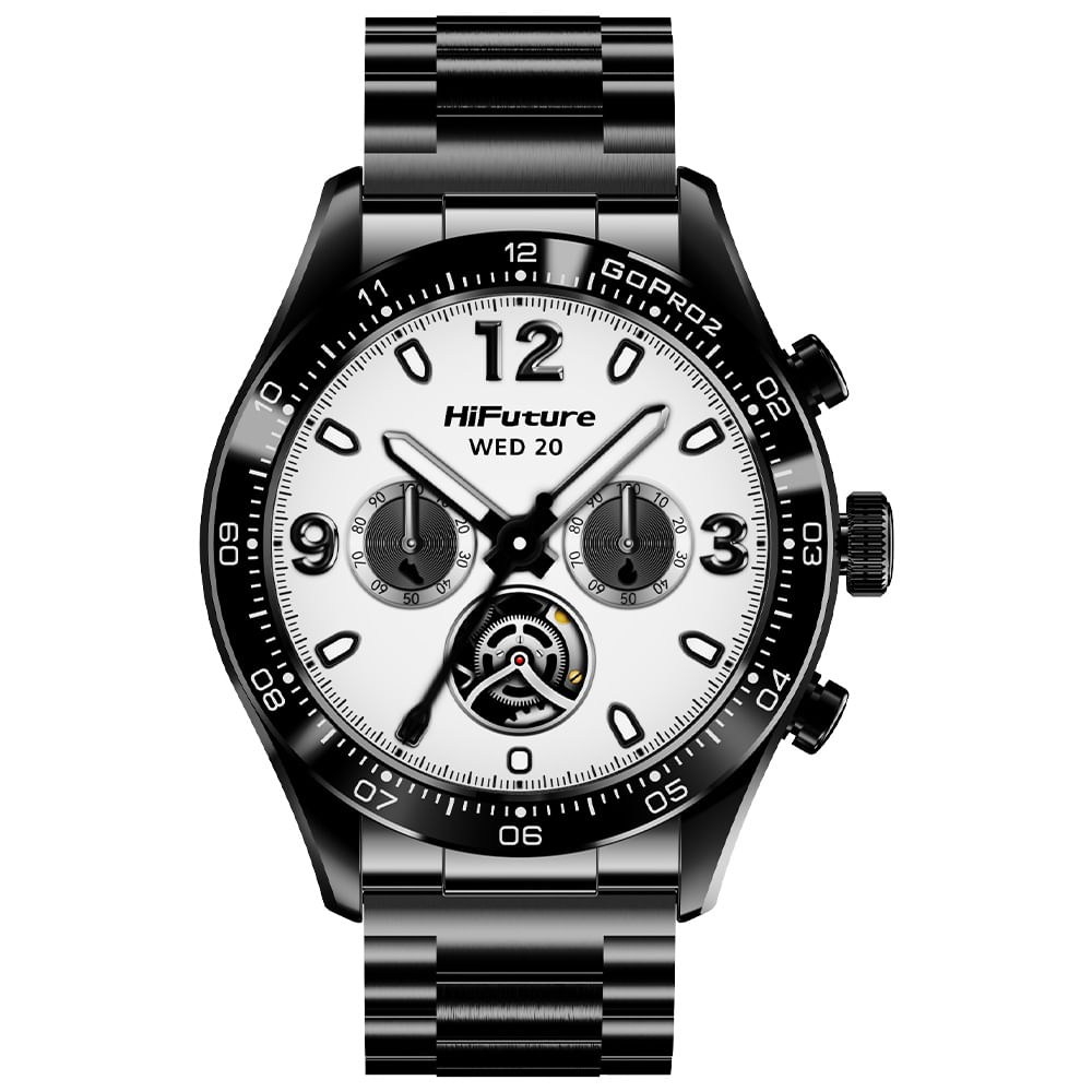 HIFUTURE SMARTWATCH GO PRO2 METALICO BLACK WATERPROOF PANTALLA 1.32 PULGADAS AMOLED