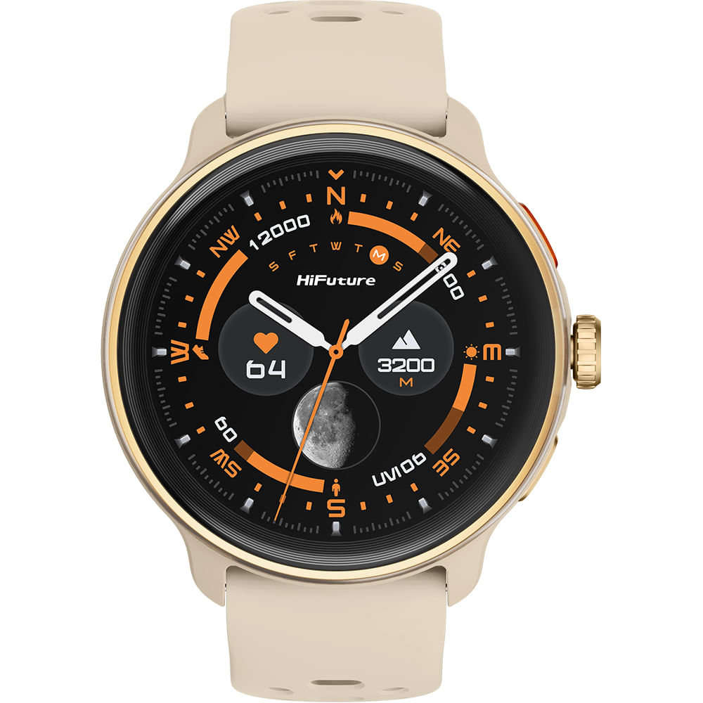 HIFUTURE SMARTWATCH VELA BLANCO CON PANTALLA 1.43 AMOLED GPS 3ATM