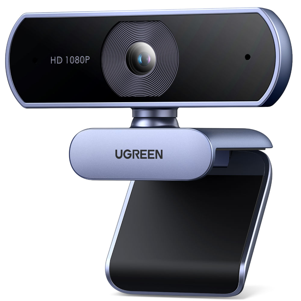 UGREEN WEBCAM FULL HD 1080P CON MICRÓFONOS DUALES Y GRAN ANGULAR 85° CM678