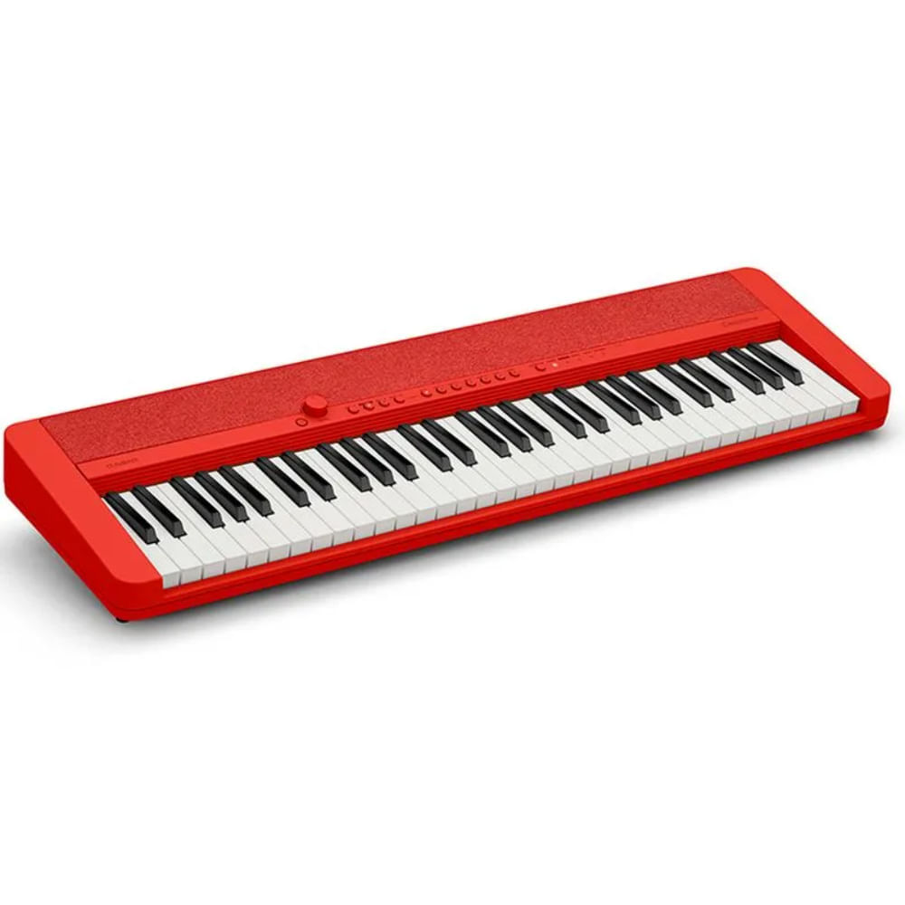 CASIO TECLADO 61 TECLAS CT-S1RDC2 ROJO - Casa Royal