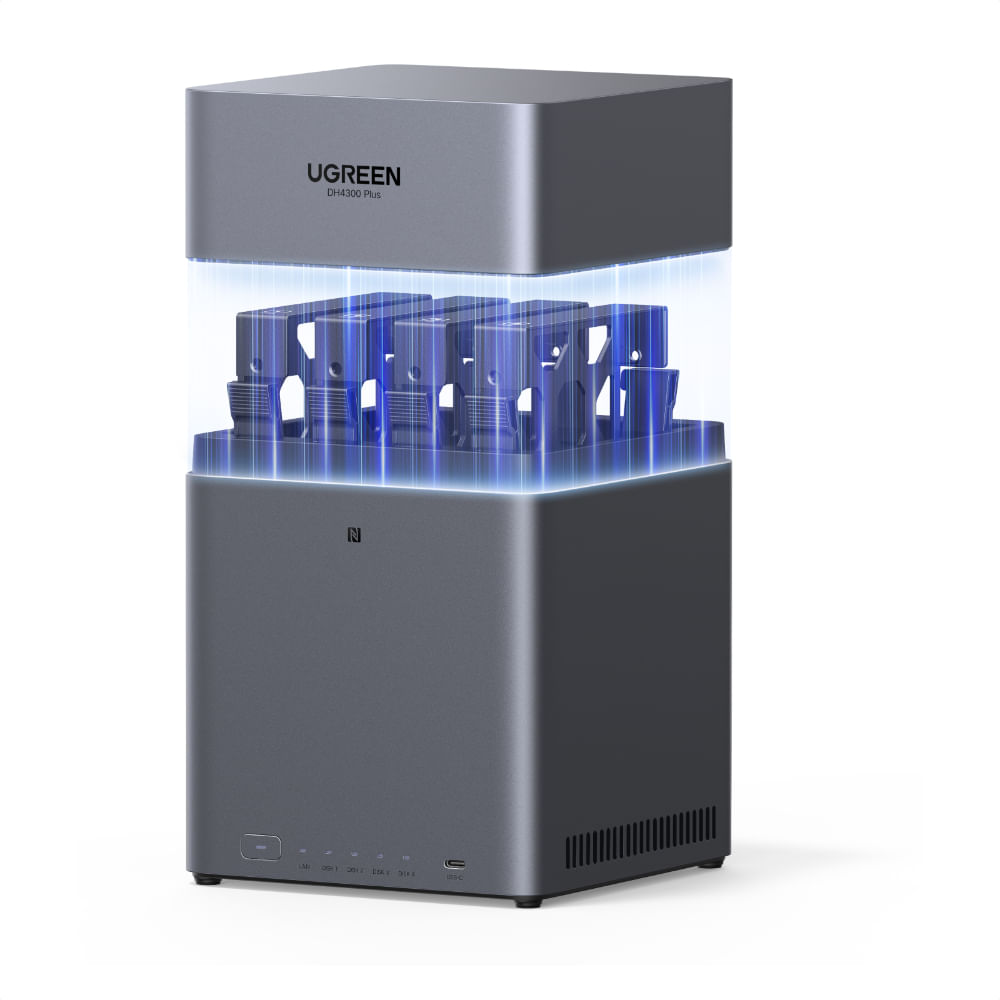 Servidor NAS 4 Bahías 120TB con CPU Octa Core, HDMI 4K, 2.5GbE