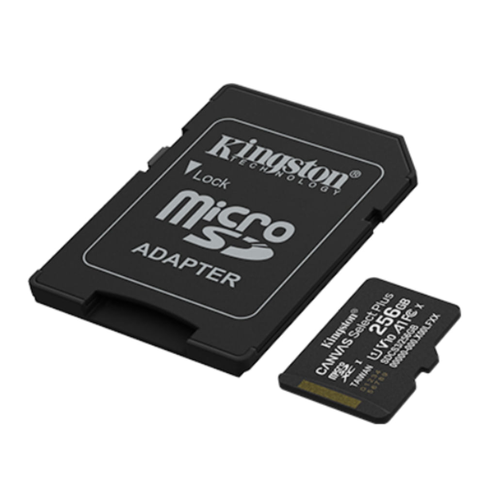 KINGSTON TARJETA DE MEMORIA MICRO SD 256 GB CANVAS SELECT PLUS 150