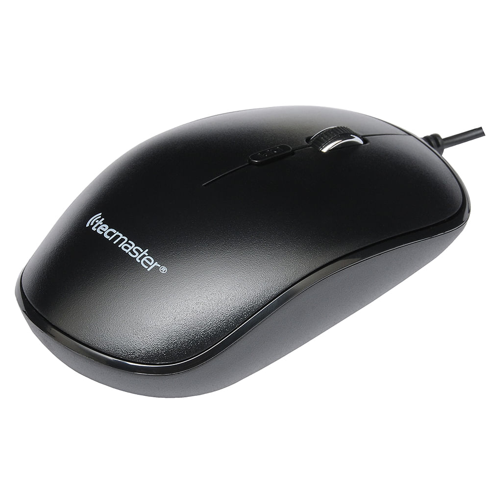TECMASTER MOUSE OPTICO USB CABLEADO 4 BOTONES DPI PROGRAMABLE