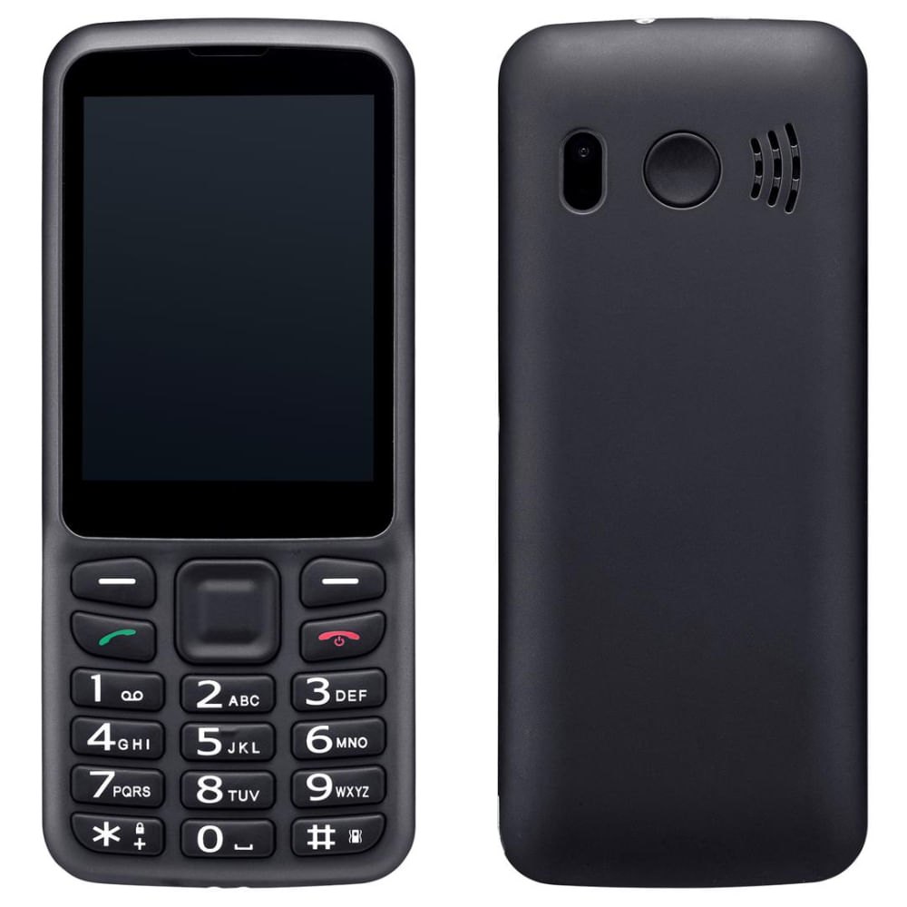 Fujita Telefono Celular 3Ra Edad - Fj-200 Black Negro Fj200