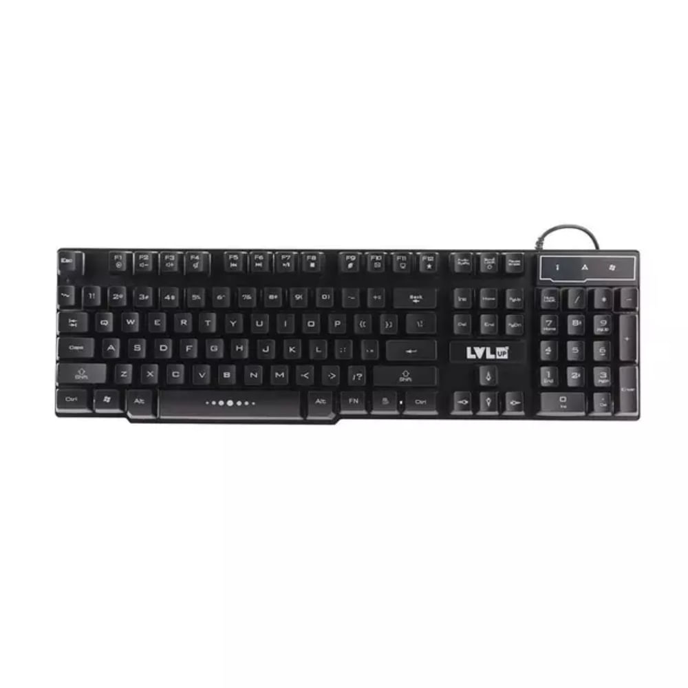 LVLUP TECLADO GAMING LEVEL UP RAINBOW LIGHT UP 18
